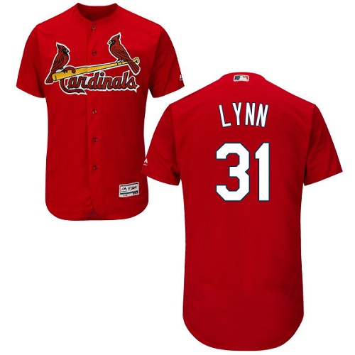 Cardinals #31 Lance Lynn Red Flexbase Authentic Collection Stitched MLB Jersey